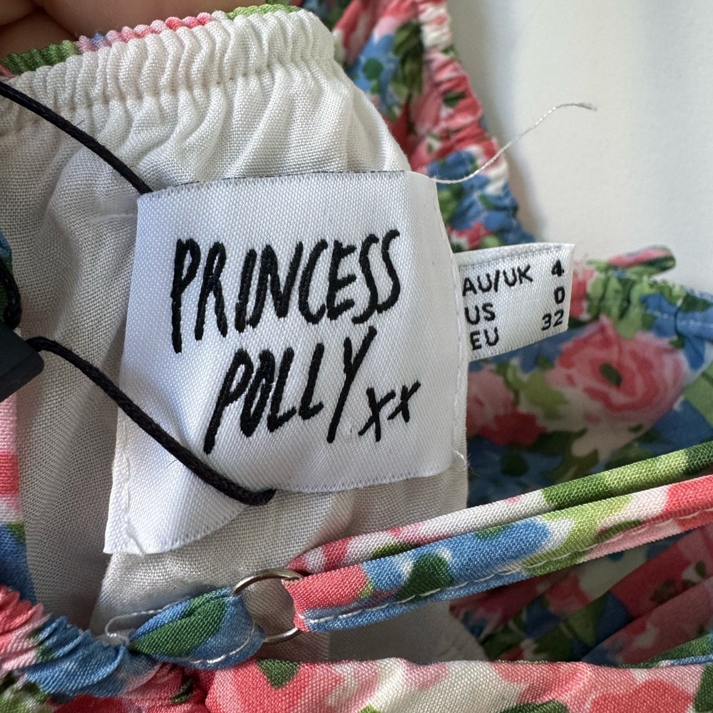 Princess Polly Empress Of Love Mini Dress Multi - Size 0 - Picture 16 of 16